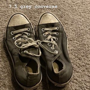 grey converse